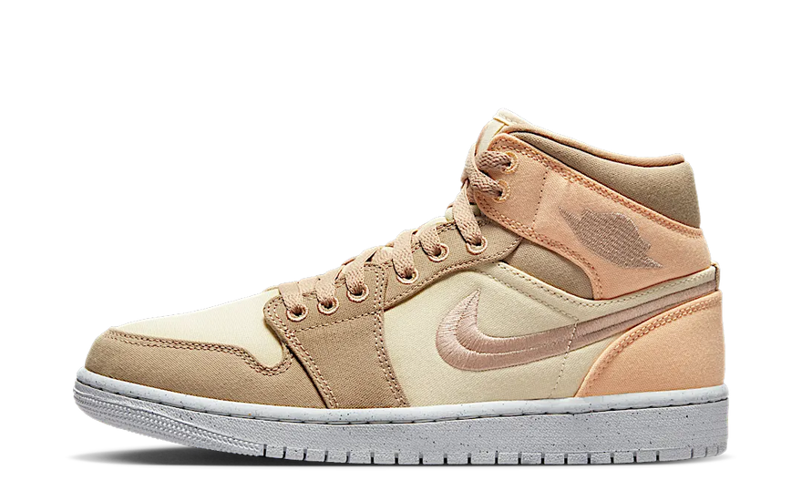 Air Jordan 1 Mid SE Canvas Khaki: Klassieke canvas die je uitstraling verandert