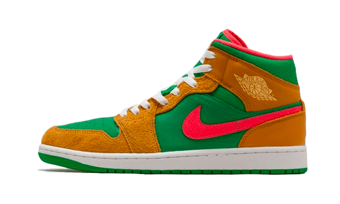 Air Jordan 1 Mid SE Wheat Watermelon: urban style with attitude