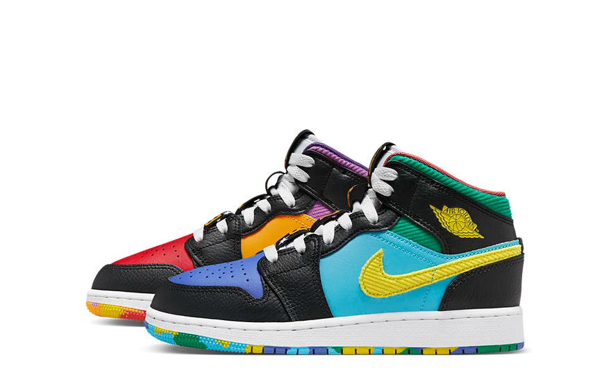 Air Jordan 1 Mid SS Six Championships — Celebración del legado y estilo urbano
