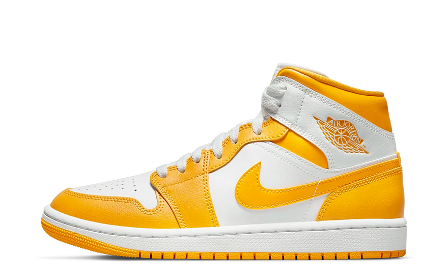 Air Jordan 1 Mid White University Gold: White and Gold that Elevates Your Urban Outfit