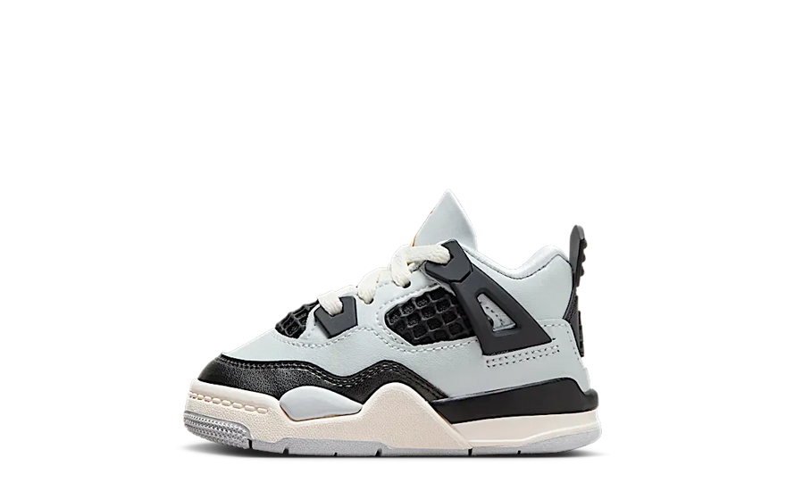Air Jordan 4 Retro Platinum Gold (TD) — Glans och attityd för de minsta
