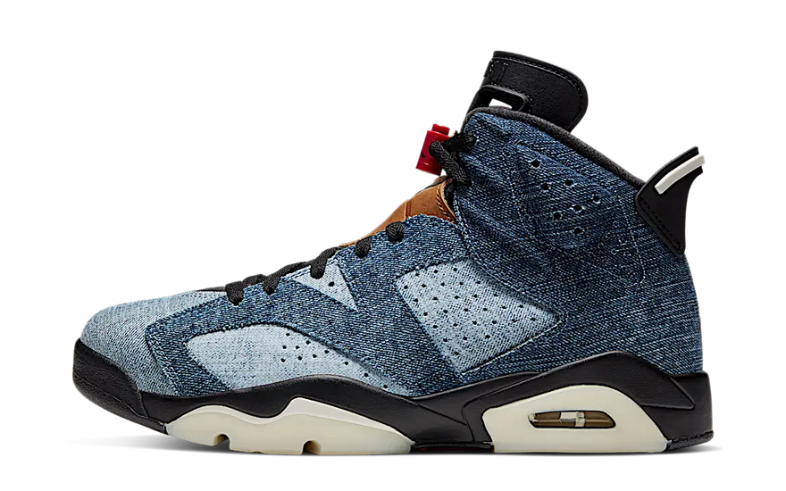Air Jordan 6 Retro Tvättad Denim: Tvättad denim som omdefinierar din stadsstil