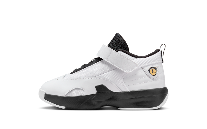 Air Jordan Max Aura 6 White Black Metallic Gold (PS) — Estilo y confort en cada paso