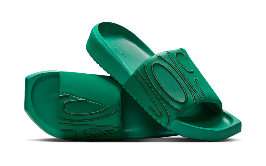 Air Jordan NOLA Slide Malachite Fir: la slide verde que eleva tu look urbano