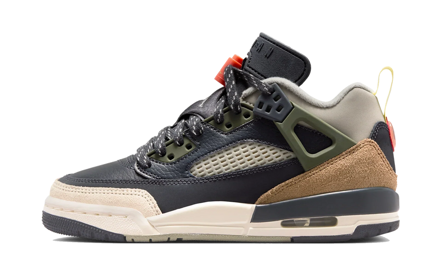 Air Jordan Spizike Low Anthracite Mango Cargo Khaki: el híbrido de cinco Jordan en clave tierra
