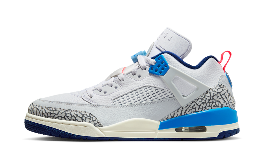 Air Jordan Spizike Low White Blue Void: Jordan-arv med moderne stil