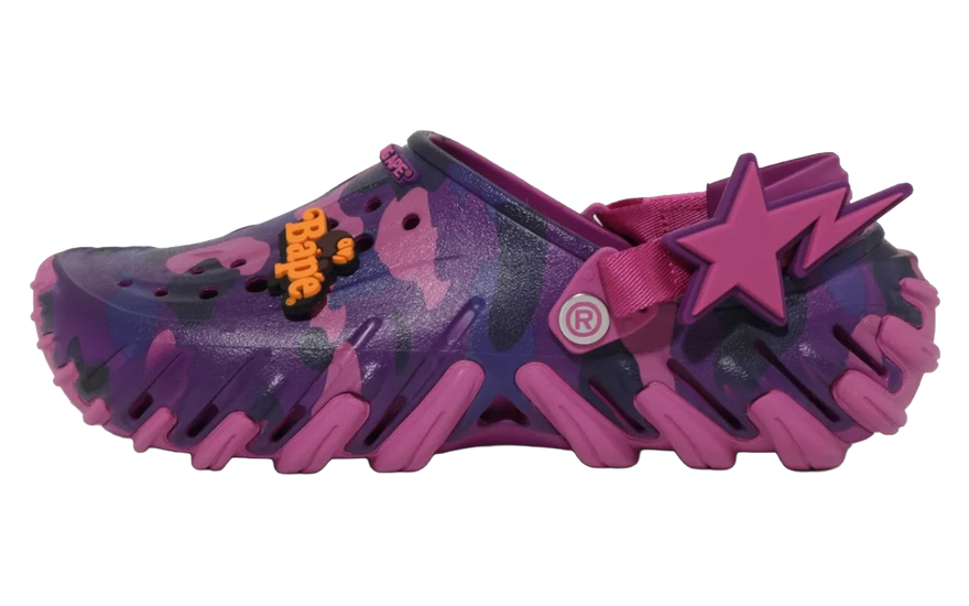 Crocs Echo RO Clog Bape Grapeberry Camo: el clog urbano que revoluciona tu look