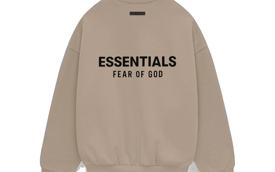 Fear of God Essentials Fleece Crewneck Desert Sand: la sudadera imprescindible para estilo y confort