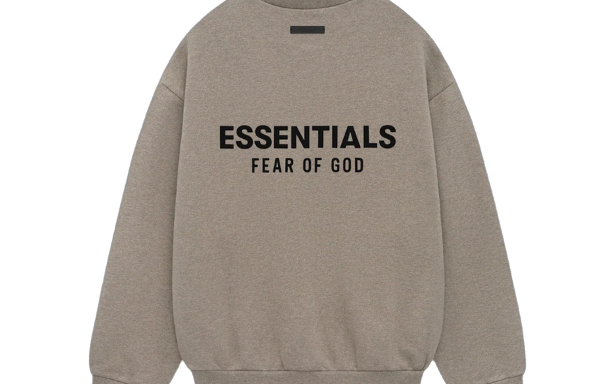 Fear of God Essentials Crewneck Heather Gray: the minimal sweatshirt you need