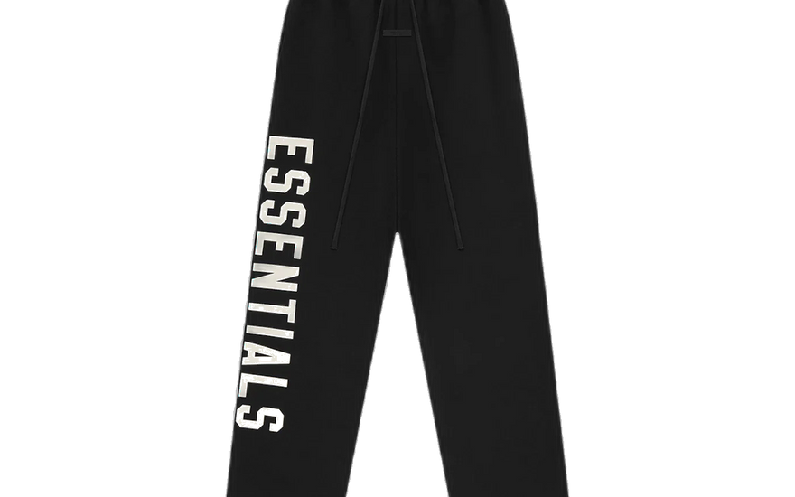 Fear of God Essentials Fleece Relaxed Sweatpant Black — Jogger premium de felpa y estilo minimalista
