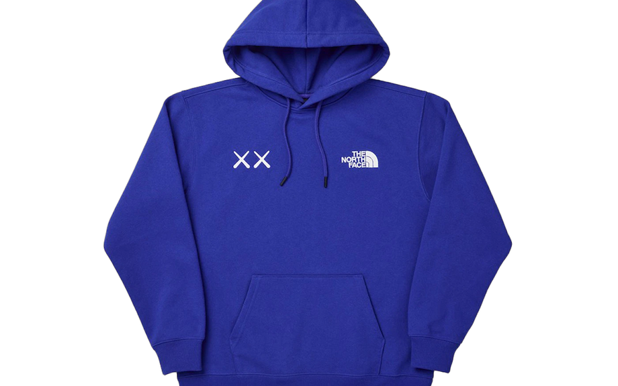KAWS x The North Face Popover Hoodie Bolt Blue: guía de tallas, estilo y por qué sigue siendo un grail