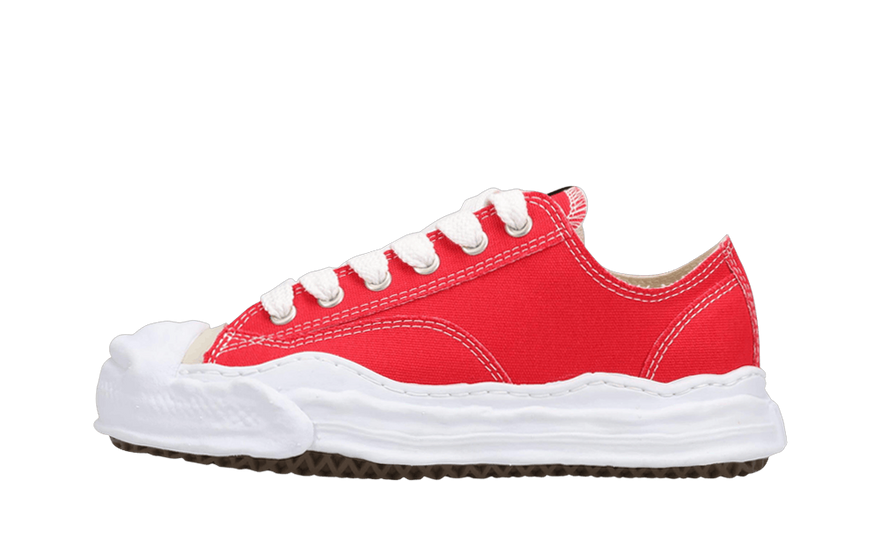 Maison Mihara Yasuhiro Hank OG Sole Canvas Low Red: la zapatilla roja que reinventa lo cotidiano