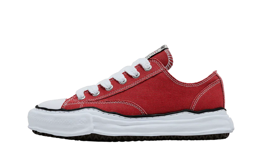 Maison Mihara Yasuhiro Peterson OG Sole Canvas Low Red: la zapatilla roja que reescribe el streetwear