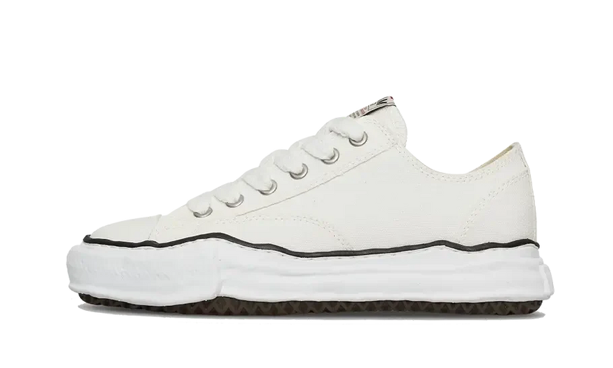 Maison Mihara Yasuhiro Peterson OG Sole Canvas Low White — Minimalist canvas with OG sole that makes a difference