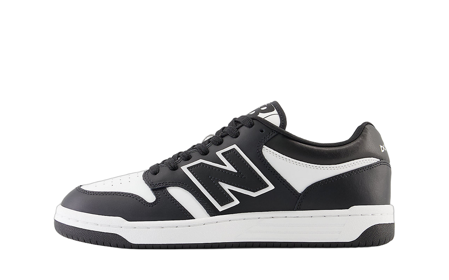 New Balance 480 Black White: clásico retro con confort moderno