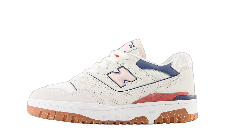 New Balance 550 Sea Salt Quartz Pink Astro Dust: estilo retro e conforto urbano indispensável