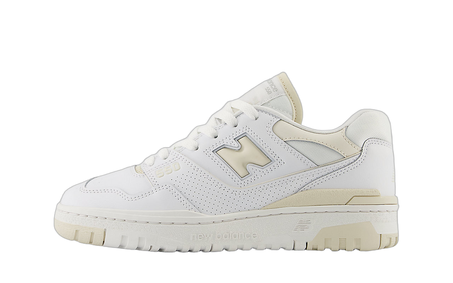 New Balance 550 White Linen: o ténis retro que eleva o teu estilo urbano