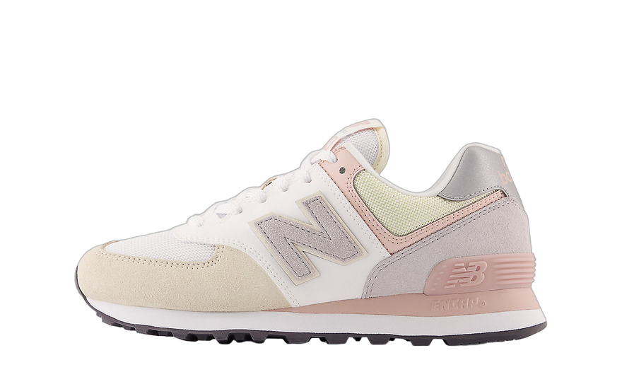 New Balance 574 Beige White Pink Sand: Classic styles reinvented for your street style