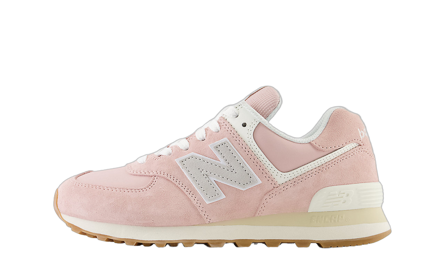 New Balance 574 Ligt Pink Angora: la zapatilla rosa que transforma tu look urbano