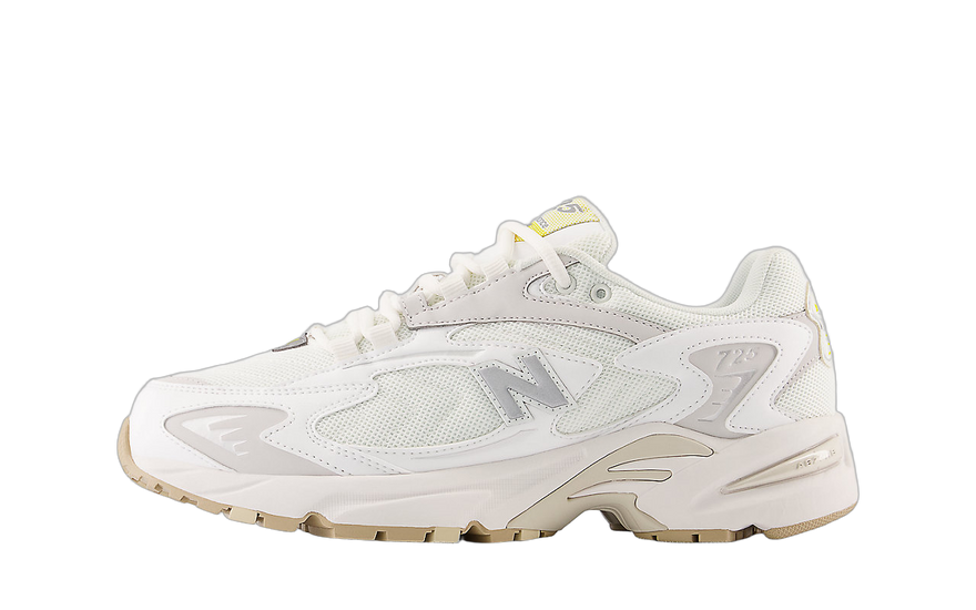 New Balance 725 White Grey Yellow: Retro shoes with urban style and utmost comfort