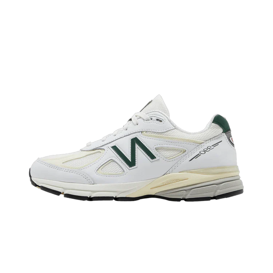 New Balance 990v4 MiUSA Bianco Verde: icona moderna con stile e comodità