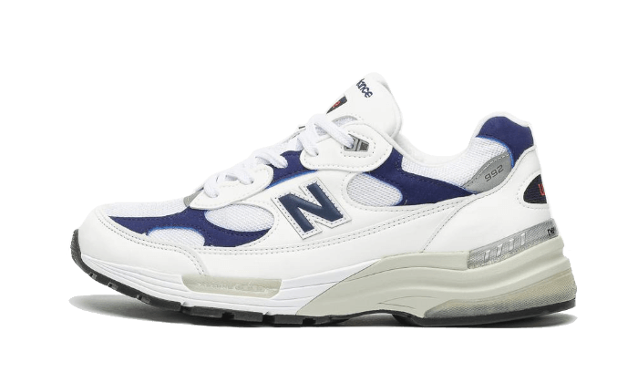 New Balance 992 White Navy: the iconic sneaker that transforms your style