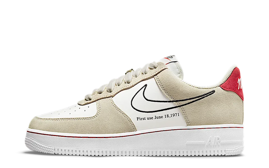 Nike Air Force 1 Low First Use Light Sail Red — El AF1 renovado para tu streetwear