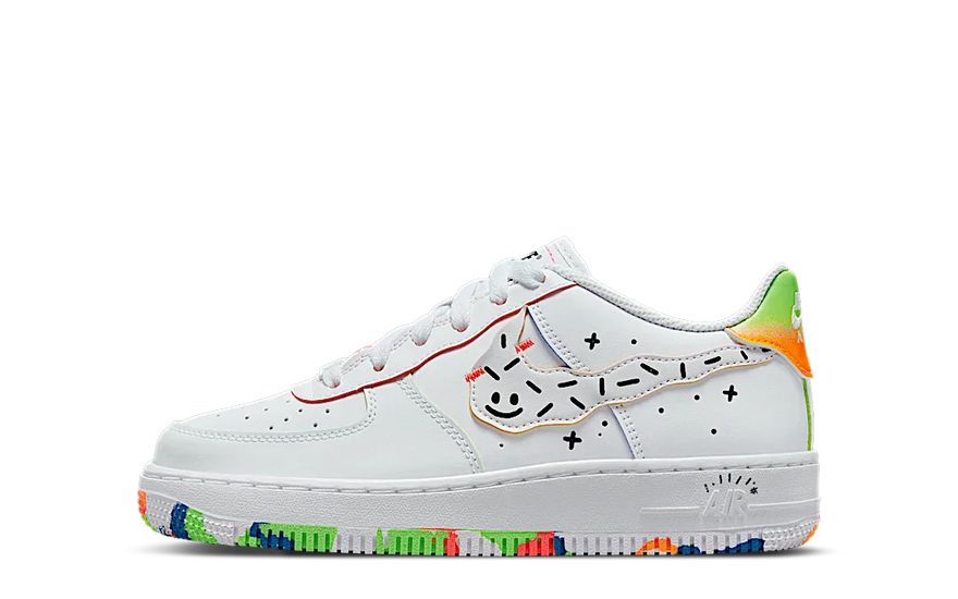 Nike Air Force 1 Low Kids Drawing — Children's sneakers with a drawing design