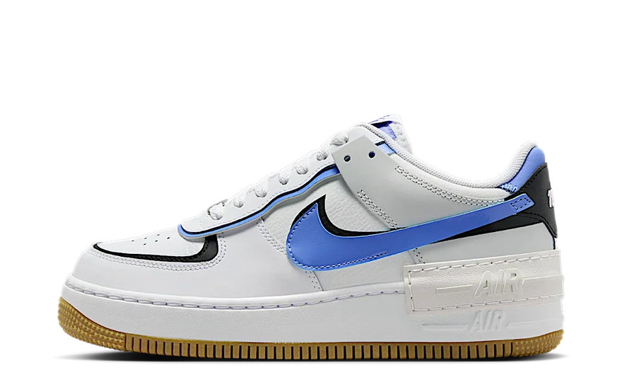 Nike Air Force 1 Low Shadow White Photon Dust Royal Pulse — ridică-ți stilul urban