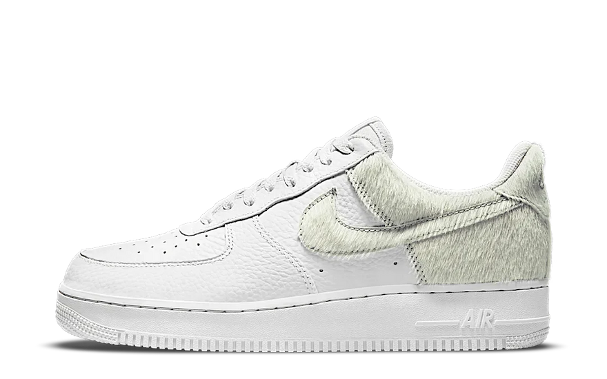 Nike Air Force 1 Low Λευκή Φτέρνα από Pony Hair — Το κλασικό που μεταμορφώνει το στυλ σου