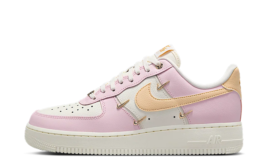 Nike Air Force 1 Low '07 LX Pink Foam Mini Swoosh — Pastel, urban icon and comfort