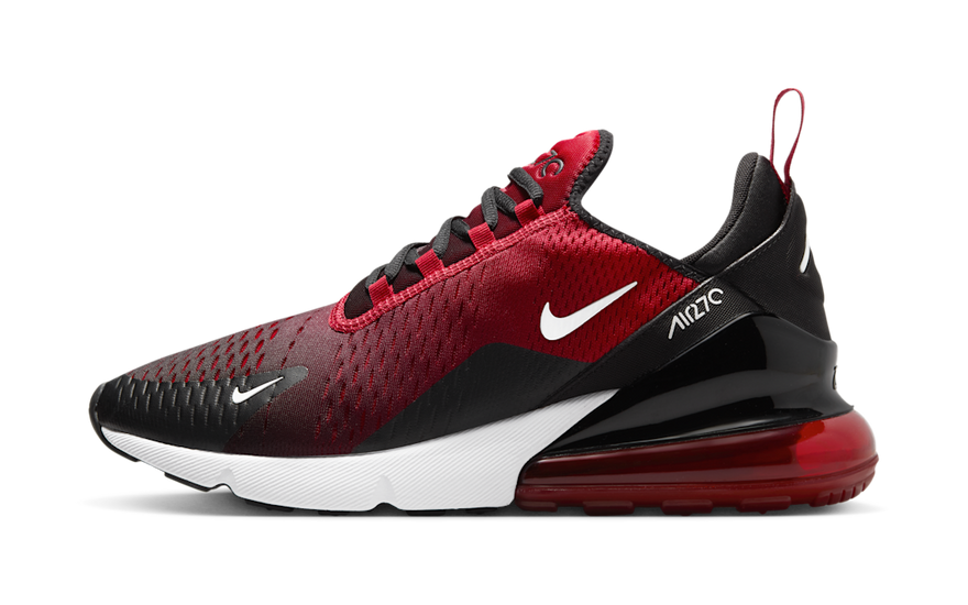 Nike Air Max 270 Gym Red Black: estilo urbano y amortiguación