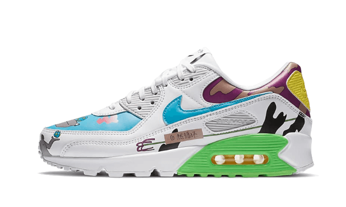 Nike Air Max 90 Flyleather Ruohan Wang — Bæredygtigt ikon med designerstil