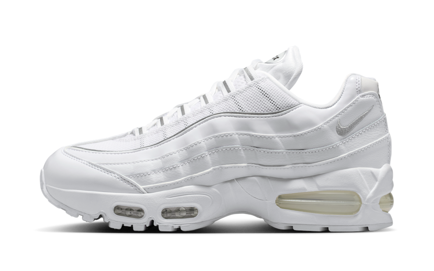 Nike Air Max 95 Big Bubble White Patent: charol blanco y burbuja Air para un look potente