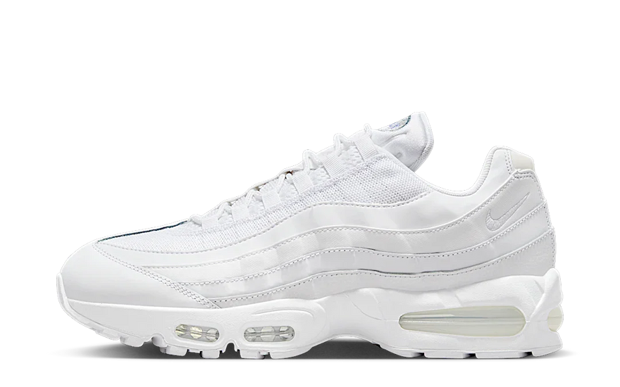 Nike Air Max 95 OG Big Bubble Triple White — El blanco minimalista que domina la calle