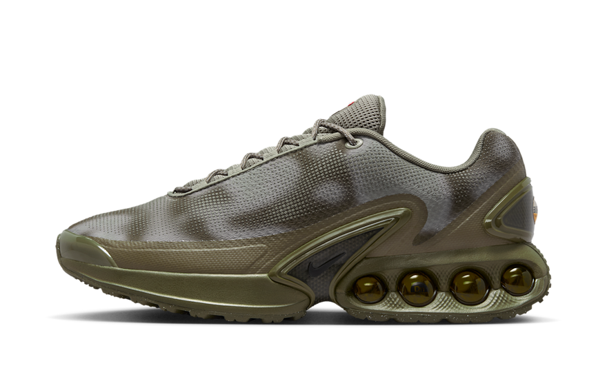Nike Air Max Dn NRG Olive Dark Loden Camo — Camuflaje urbano con Air visible