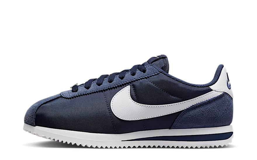 Nike Cortez Nylon Midnight Navy White: The classic retro that revives your look