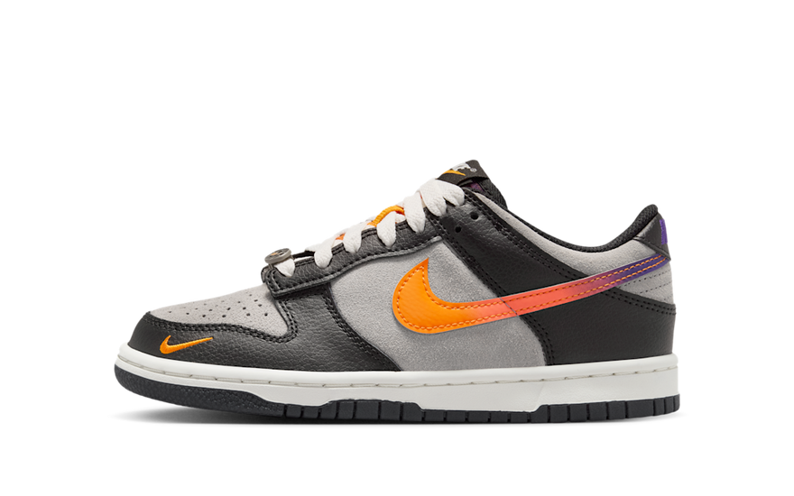 Nike Dunk Low Medium Grey Black Orange Peel: urban style and retro comfort