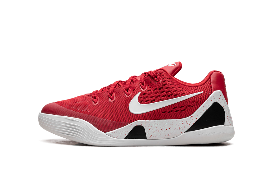 Nike Kobe 9 EM Low TB University Red: rojo intenso, rendimiento y estilo urbano