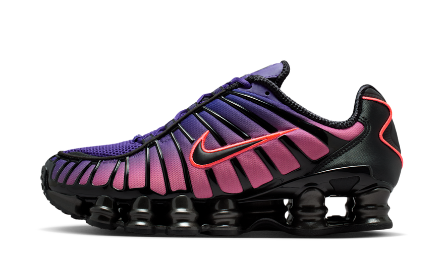 Nike Shox TL Fade Court Purple Hot Lava: estilo urbano con retorno de energía