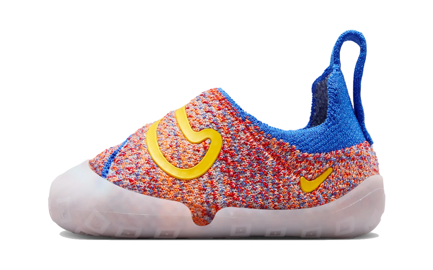 Nike Swoosh 1 Glacier Blue Orange Topaz Gold (TD): la zapatilla de primeros pasos que sí deja al pie moverse