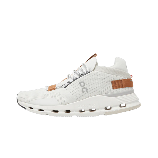 On Running Cloudnova White Pearl Brown: rendimiento de running con estilo urbano