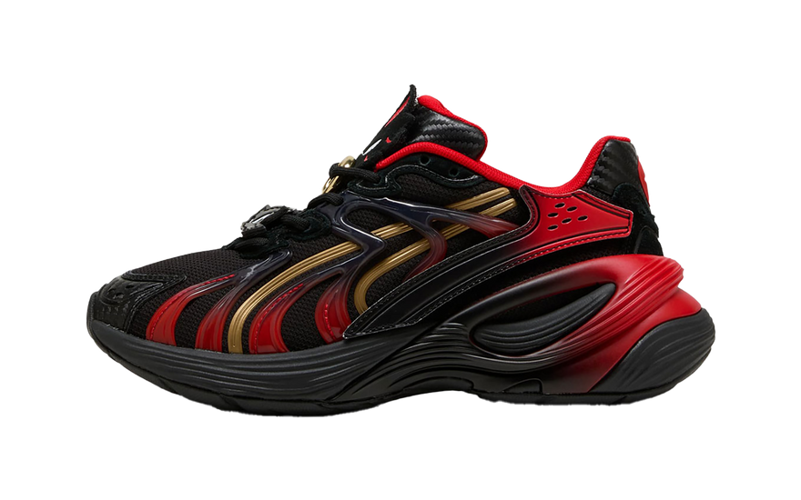 Puma Inverse Chrome Sonic The Hedgehog Shadow: Zapatillas metálicas para fans y street style