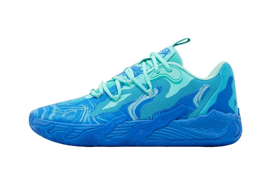 Puma LaMelo Ball MB.03 Lo Team Hyperlink Blue: Azul vibrante, salto explosivo y estilo urbano