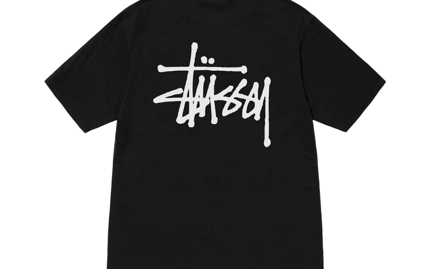 Stussy Basic Pigment Dyed Tee Black: the black pigment-dyed t-shirt that elevates your style