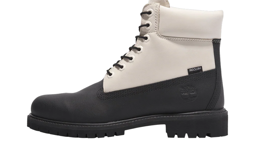 Timberland 6" Ski School Premium Waterproof Boot Black Helcor Leather White — La bota impermeable que reinventa tu invierno urbano
