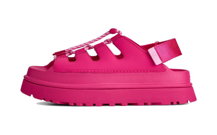 UGG GoldenGlow Toggle Sandal Deep Coral: la sandalia de verano que no se afloja al caminar