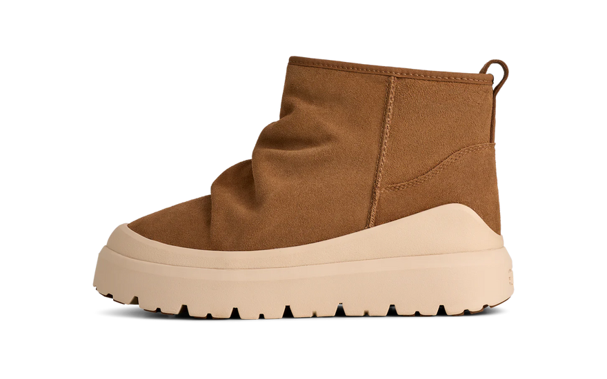 UGG Heritage Utility Mini Boot Chestnut Whitecap: la bota mini que transforma tu estilo urbano