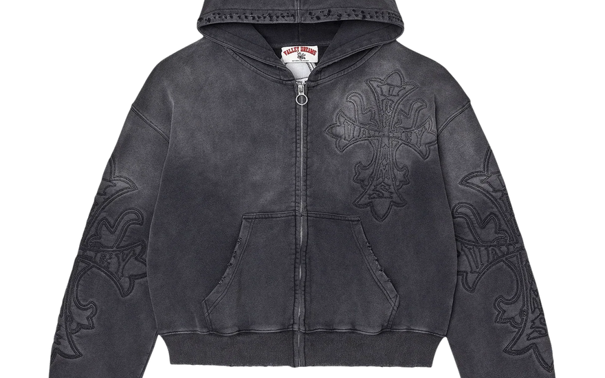 Vale Forever Carver Zip Up Hoodie Black: la sudadera insignia de la marca en su color más versátil