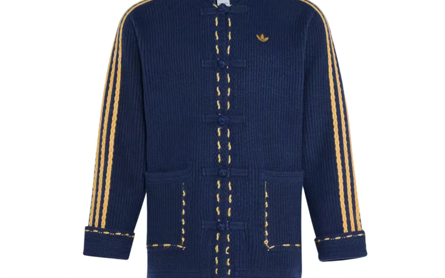 Adidas Originals kinesisk nytår FW25 strikjakke mørkeblå - Jakke i begrænset udgave til kinesisk nytår